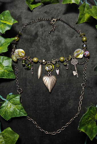 'Secret Garden' Treasure Charm Choker