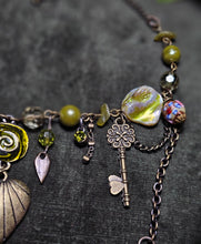 Load image into Gallery viewer, &#39;Secret Garden&#39; Treasure Charm Choker