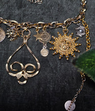 Load image into Gallery viewer, &#39;Old Gold&#39; Treasure Charm Choker
