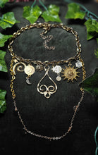 Load image into Gallery viewer, &#39;Old Gold&#39; Treasure Charm Choker