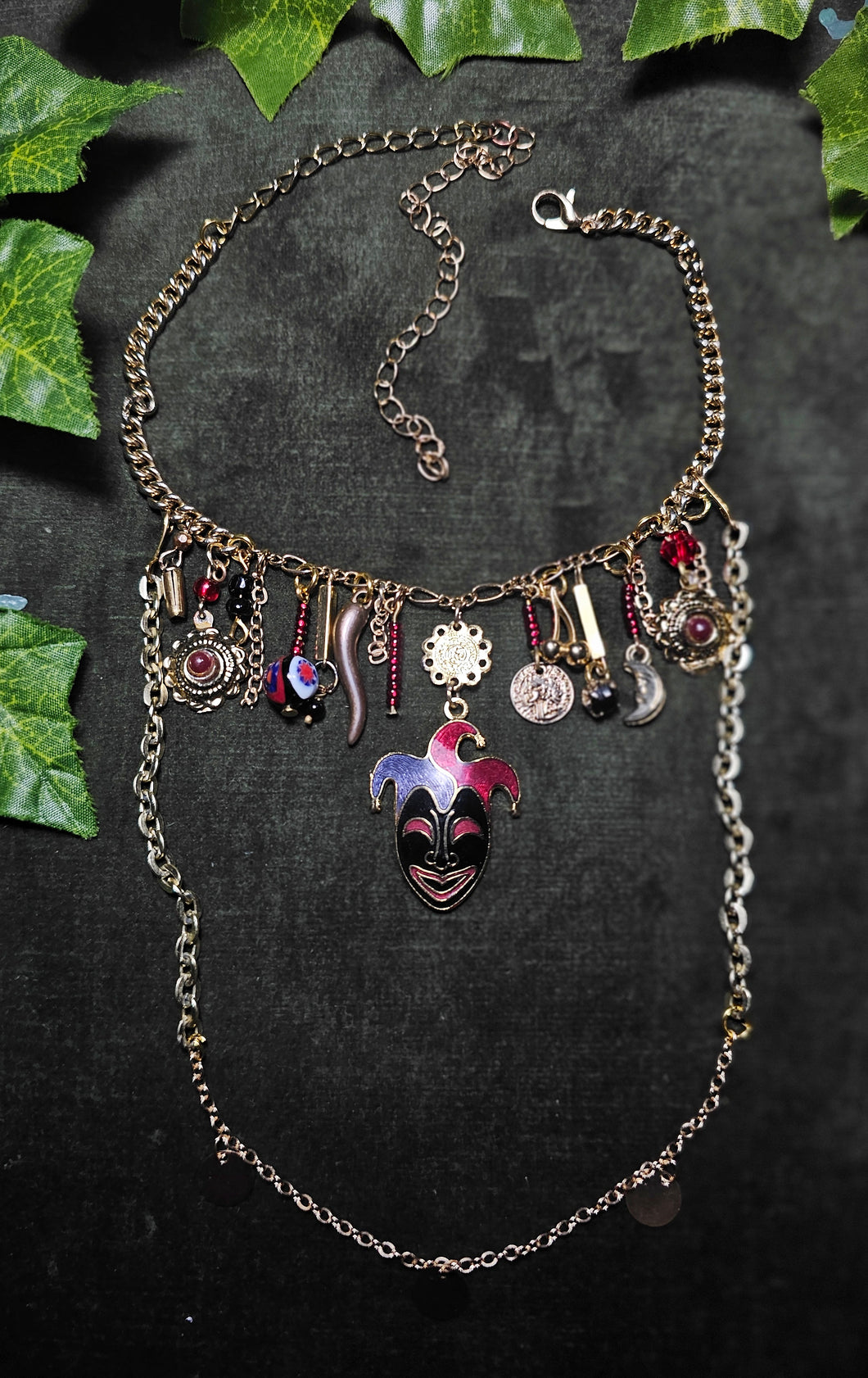 'Jester Core' Treasure Charm Choker