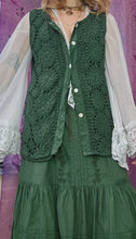 Load image into Gallery viewer, Vintage Crochet Waistcoat