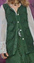 Load image into Gallery viewer, Vintage Crochet Waistcoat