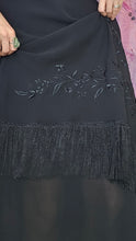 Load image into Gallery viewer, 90s Fringe Cowl Neck Dress