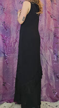 Load image into Gallery viewer, 90s Fringe Cowl Neck Dress