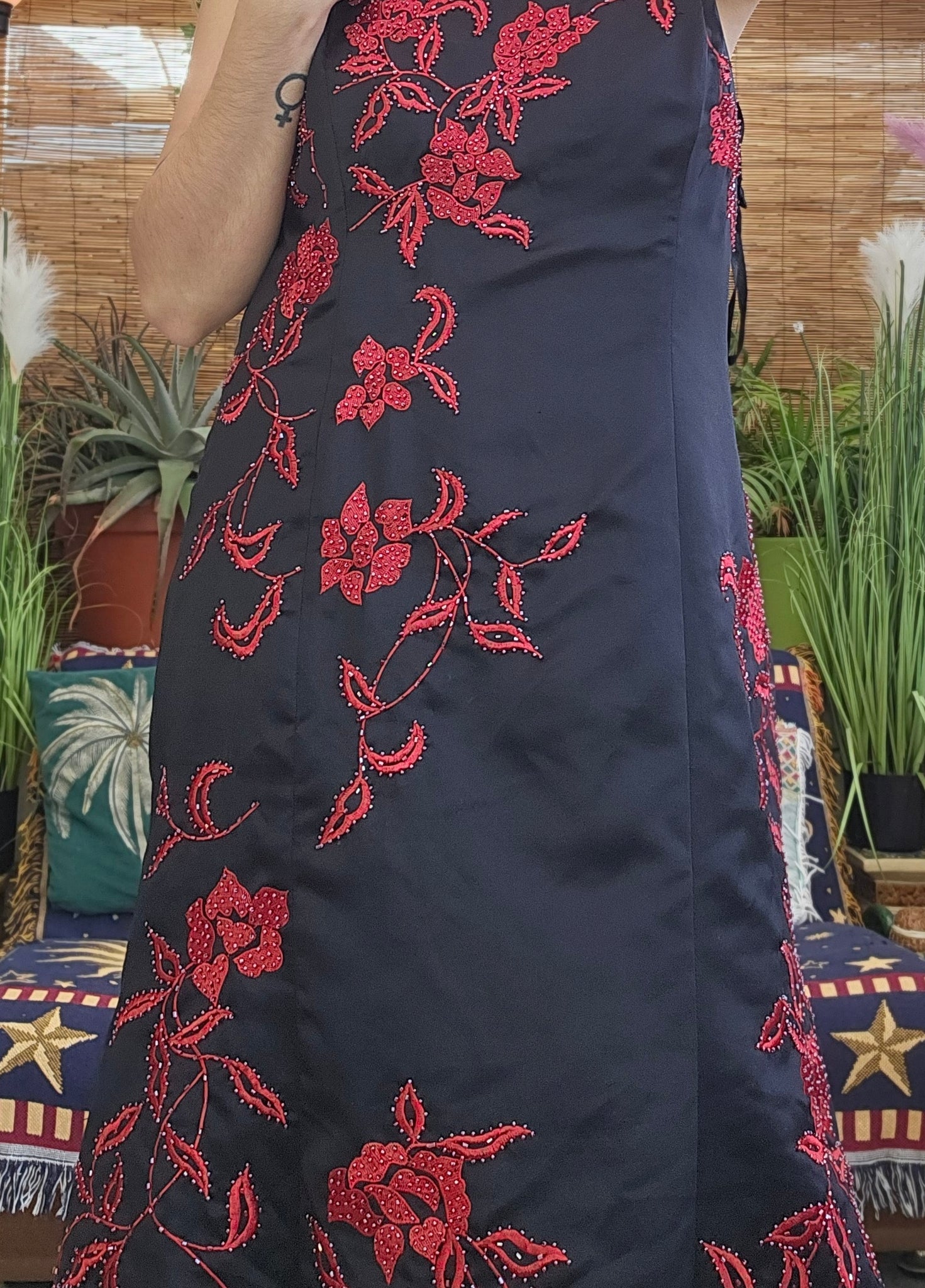 90s Gothic Prom Dress – VintageHeartsUK