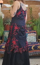 Load image into Gallery viewer, 90s Gothic Prom Dress