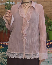 Load image into Gallery viewer, Y2K Dusty Rose Blouse