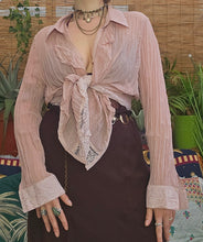 Load image into Gallery viewer, Y2K Dusty Rose Blouse
