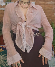 Load image into Gallery viewer, Y2K Dusty Rose Blouse