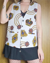 Load image into Gallery viewer, 80s Jewel Print Waistcoat