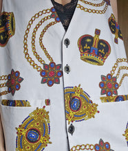 Load image into Gallery viewer, 80s Jewel Print Waistcoat