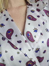 Load image into Gallery viewer, 80s Paisley Blouse