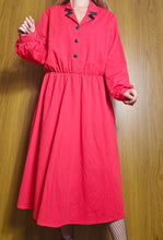 Load image into Gallery viewer, 80s Contrast Dress
