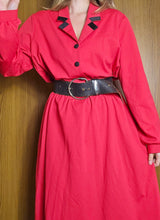 Load image into Gallery viewer, 80s Contrast Dress