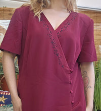 Load image into Gallery viewer, 90s Burgundy Suit