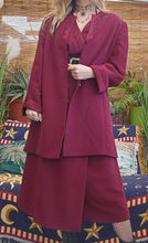 Load image into Gallery viewer, 90s Burgundy Suit