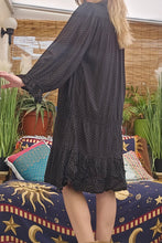 Load image into Gallery viewer, 80s Polka Dot Smock Dress