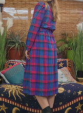 Load image into Gallery viewer, 90s Plaid Academia Dress