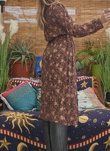 Load image into Gallery viewer, 70s Autumnal Dress