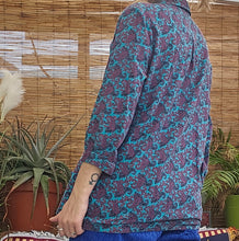 Load image into Gallery viewer, 70s Paisley Flannel Shirt