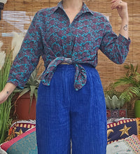 Load image into Gallery viewer, 70s Paisley Flannel Shirt