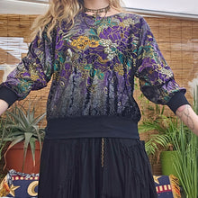 Load image into Gallery viewer, 80s Velvet Whimsy Sweater