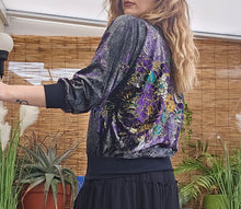 Load image into Gallery viewer, 80s Velvet Whimsy Sweater
