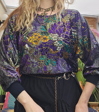 Load image into Gallery viewer, 80s Velvet Whimsy Sweater