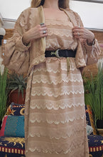 Load image into Gallery viewer, 80s Lace Frank Usher Suit