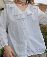 Load image into Gallery viewer, 90s Ruffle Blouse