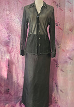 Load image into Gallery viewer, Y2K Taffeta Maxi Skirt