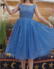 Load image into Gallery viewer, 1950s Tinsel Prom Dress