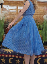 Load image into Gallery viewer, 1950s Tinsel Prom Dress