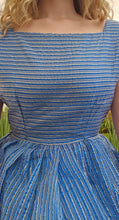 Load image into Gallery viewer, 1950s Tinsel Prom Dress