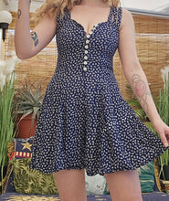 Load image into Gallery viewer, 90s Pinafore Playsuit