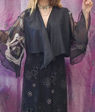 Load image into Gallery viewer, Whimsigoth Tie Crop Top