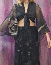 Load image into Gallery viewer, Whimsigoth Tie Crop Top
