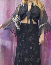Load image into Gallery viewer, Whimsigoth Tie Crop Top