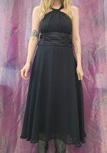 Load image into Gallery viewer, Y2K Halterneck Milkmaid Dress