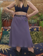Load image into Gallery viewer, Y2K Lilac Knee Length Skirt
