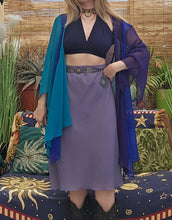 Load image into Gallery viewer, Y2K Lilac Knee Length Skirt