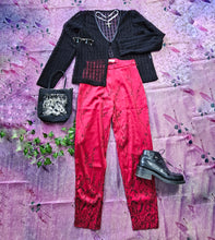 Load image into Gallery viewer, 90s High Waisted Whimisgoth Trousers