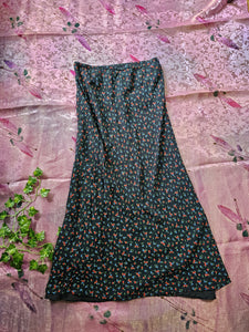 Y2K Floral Midi Skirt
