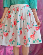 Load image into Gallery viewer, 90s Rose Print Cottage Skirt