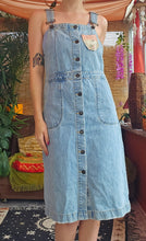 Load image into Gallery viewer, 90s Denim Pinafore Dress