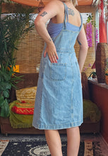 Load image into Gallery viewer, 90s Denim Pinafore Dress
