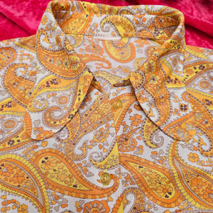 1970s Paisley Blouse