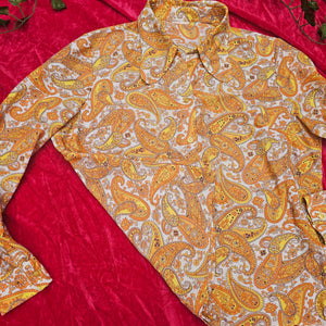 1970s Paisley Blouse