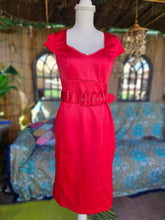 Load image into Gallery viewer, Y2K Belted Pinup Dress